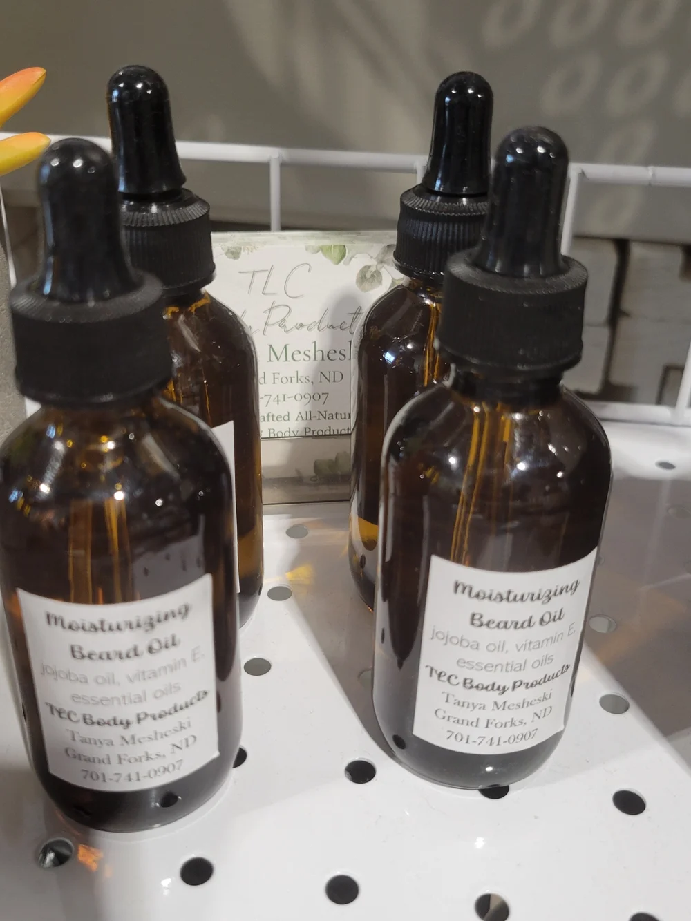 TLC Body Products Handcrafted Moisturizing Beard Oil- Sandalwood